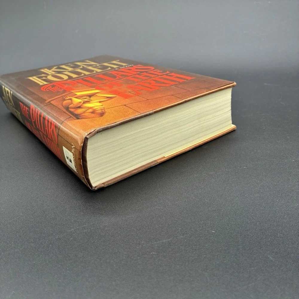 The Pillars of the Earth Ken Follett 1st Edition 1st Print HC‎ DJ 1989